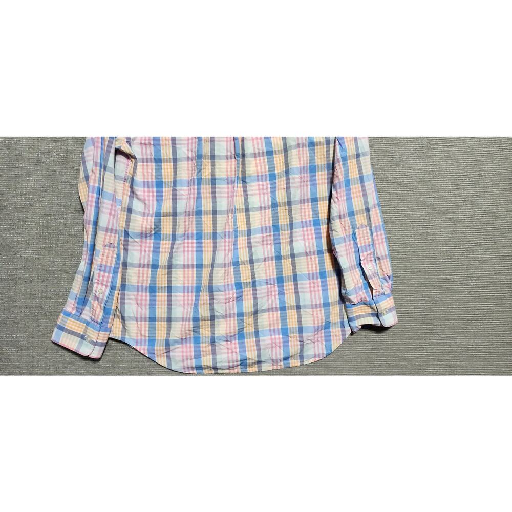 Vineyard Vines Men’s Slim Fit Whale Shirt Small Pastel Plaid Button Down - Picture 10 of 10